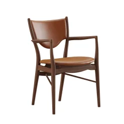 House of Finn Juhl 46 Armstol, Elegance valnød, valnød stel af Finn Juhl Best