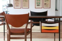 House of Finn Juhl 46 Armstol, Elegance valnød, valnød stel af Finn Juhl Best