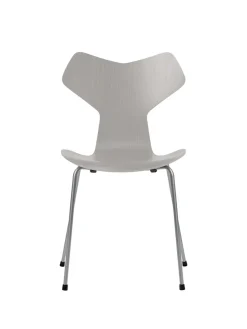 Fritz Hansen 3130 Grand Prix stol i farvet ask af Arne Jacobsen