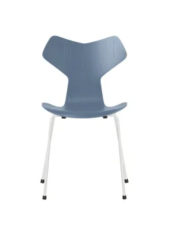 Fritz Hansen 3130 Grand Prix stol i farvet ask af Arne Jacobsen