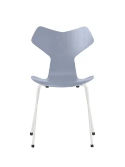 Fritz Hansen 3130 Grand Prix stol i farvet ask af Arne Jacobsen