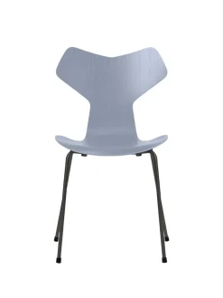 Fritz Hansen 3130 Grand Prix stol i farvet ask af Arne Jacobsen