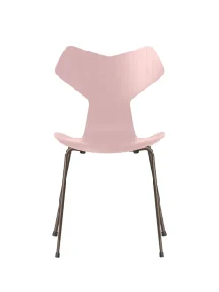 Fritz Hansen 3130 Grand Prix stol i farvet ask af Arne Jacobsen
