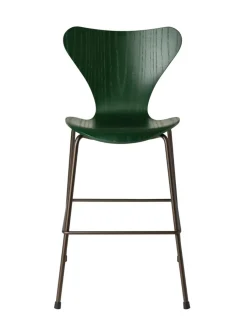 Fritz Hansen 3177 Junior Højstol, farvet ask af Arne Jacobsen Best