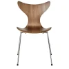 Fritz Hansen 3108 Liljen stol i valnød af Arne Jacobsen Outlet