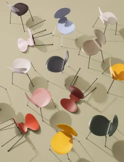 Fritz Hansen 3101 Myren Stol i farvet ask af Arne Jacobsen Discount