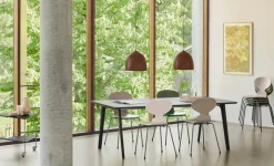 Fritz Hansen 3101 Myren Stol i farvet ask af Arne Jacobsen Discount