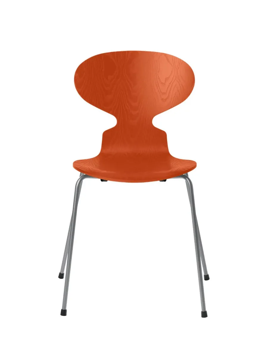 Fritz Hansen 3101 Myren Stol i farvet ask af Arne Jacobsen Discount