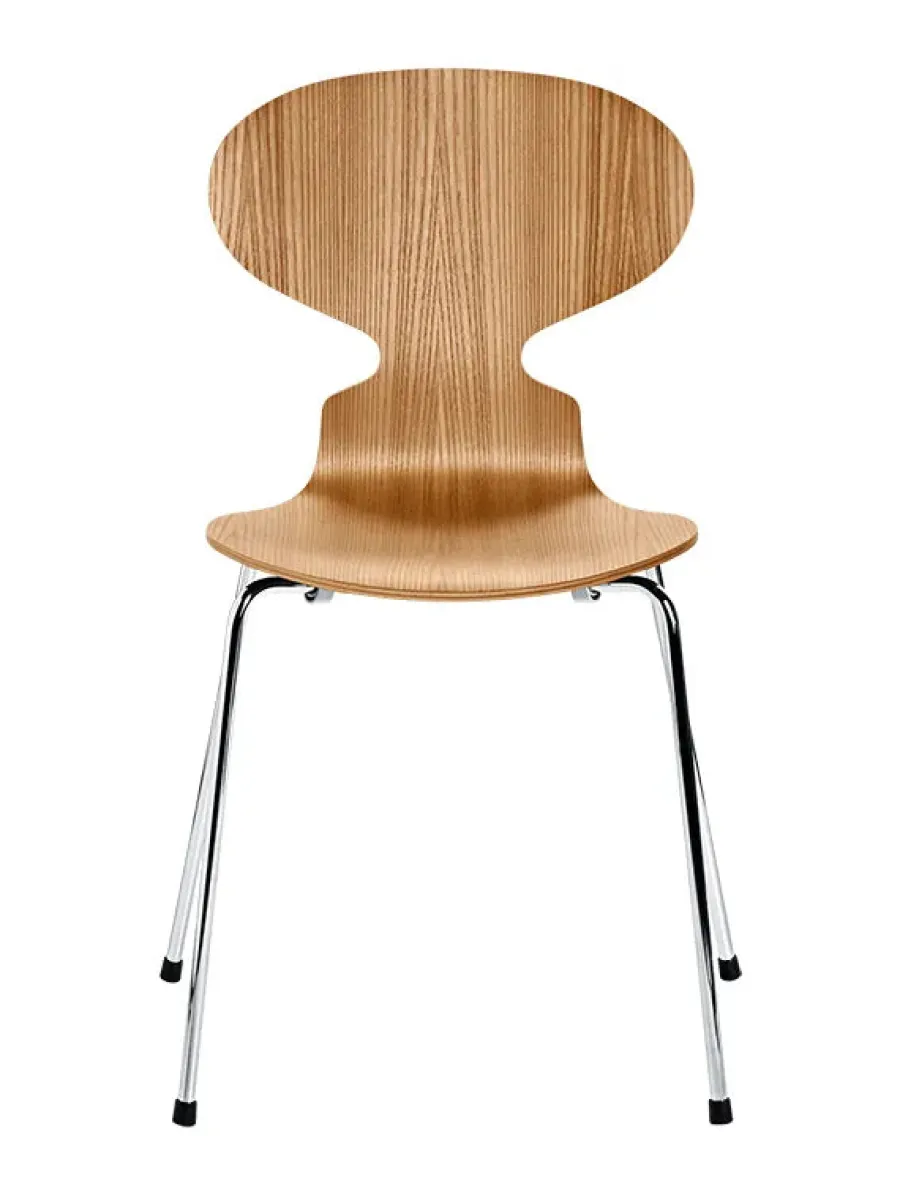 Fritz Hansen 3101 Myren Stol i natur finer af Arne Jacobsen Clearance