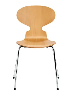 Fritz Hansen 3101 Myren Stol i natur finer af Arne Jacobsen Clearance