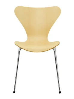 Fritz Hansen 3107 Serie 7 Stol, naturfiner af Arne Jacobsen Hot