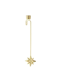 Georg Jensen 2024 Stjerne Lyseholder, guldbelagt fra Clearance