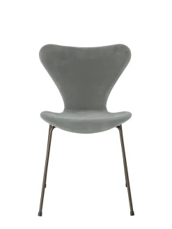 Fritz Hansen 3107 Stol, fuldpolstret velour af Arne Jacobsen Clearance