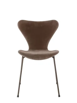 Fritz Hansen 3107 Stol, fuldpolstret velour af Arne Jacobsen Clearance