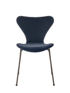 Fritz Hansen 3107 Stol, fuldpolstret velour af Arne Jacobsen Clearance