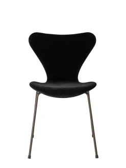 Fritz Hansen 3107 Stol, fuldpolstret velour af Arne Jacobsen Clearance