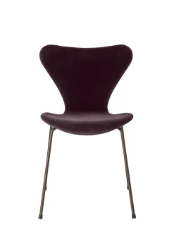 Fritz Hansen 3107 Stol, fuldpolstret velour af Arne Jacobsen Clearance