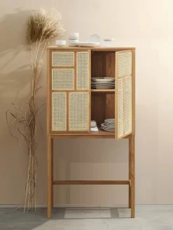 Design House Stockholm Air Cabinet, oak/cane fra Discount