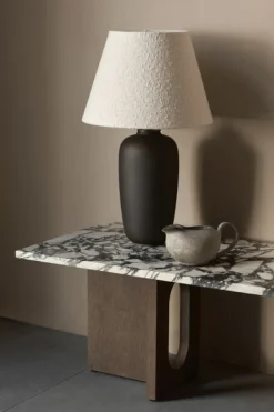 Audo Copenhagen Androgyne Lounge Table, Calacatta Viola / Wood fra Clearance