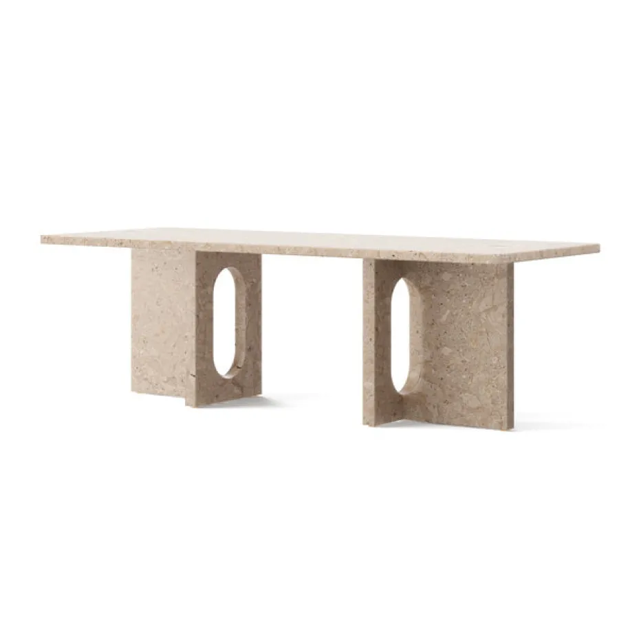 Audo Copenhagen Androgyne Lounge Table, stone/marble fra Sale
