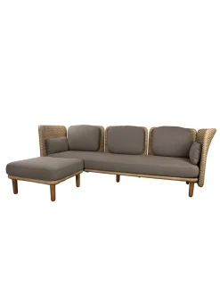 Cane-line Arch 3-pers. Sofa m. chaise longue fra Sale