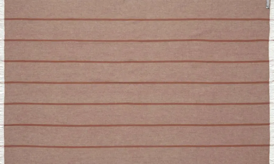 Silkeborg Uldspinderi Askø Plaid, rosewood fra Discount