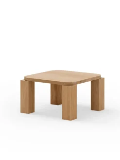 New Works Atlas Sofabord 600x600, Natural Oak fra Sale