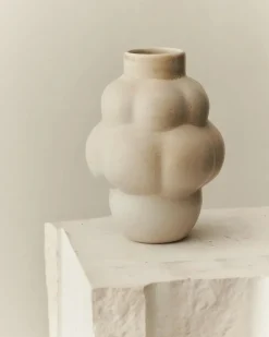 Louise Roe Balloon Vase 04 petit, ceramic, Vintage Glaze fra New