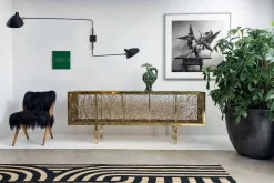 Editions Serge Mouille Big Wall Lamp w/2 Rotating Straight Arms af Serge Mouille Best