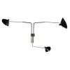 Editions Serge Mouille Big Wall Lamp w/3 Rotating Straight Arms af Serge Mouille Hot