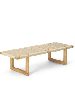 Carl Hansen & Søn BM0489L Table Bench, papirflet af Børge Mogensen Outlet