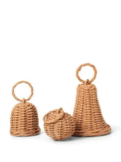 Ferm Living Braided Bell Baubles, sæt á 3 stk. fra