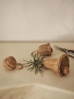 Ferm Living Braided Bell Baubles, sæt á 3 stk. fra