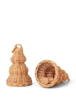 Ferm Living Braided Bell Baubles, sæt á 2 stk. fra Discount