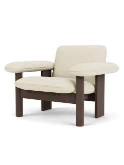 Audo Copenhagen Brasilia Lounge Chair, low back, sheepskin fra New