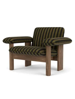 Audo Copenhagen Brasilia Lounge Chair, low back, sheepskin fra New