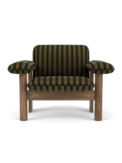 Audo Copenhagen Brasilia Lounge Chair, low back, sheepskin fra New