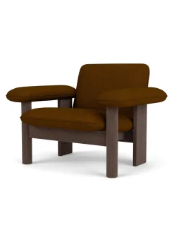 Audo Copenhagen Brasilia Lounge Chair, low back, sheepskin fra New