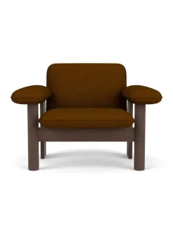 Audo Copenhagen Brasilia Lounge Chair, low back, sheepskin fra New