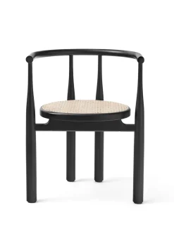 New Works Bukowski Chair m. Fransk Flet, sort fra Best