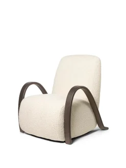 Ferm Living Buur Lounge Chair, nordic bouclé fra Clearance