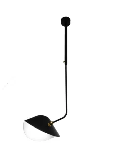 Editions Serge Mouille Ceiling Lamp Bookshelves Curved af Serge Mouille Outlet