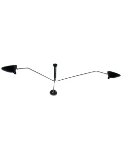 Editions Serge Mouille Ceiling Lamp w/3 Rotating Arms af Serge Mouille Sale