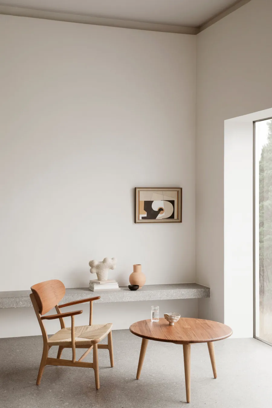 Carl Hansen & Søn CH22 Loungestol af Hans J. Wegner