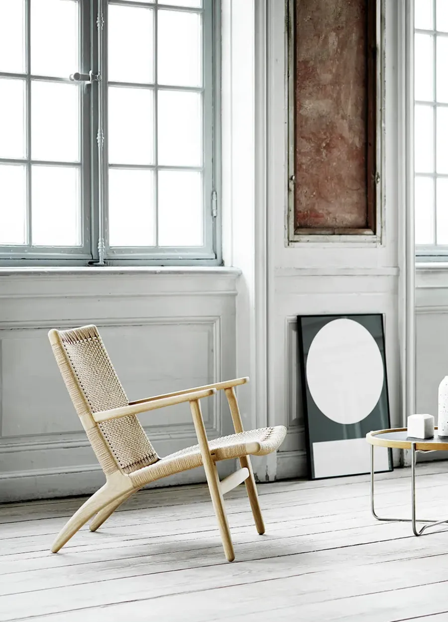 Carl Hansen & Søn CH25 Loungestol, eg olie af Hans J. Wegner Online