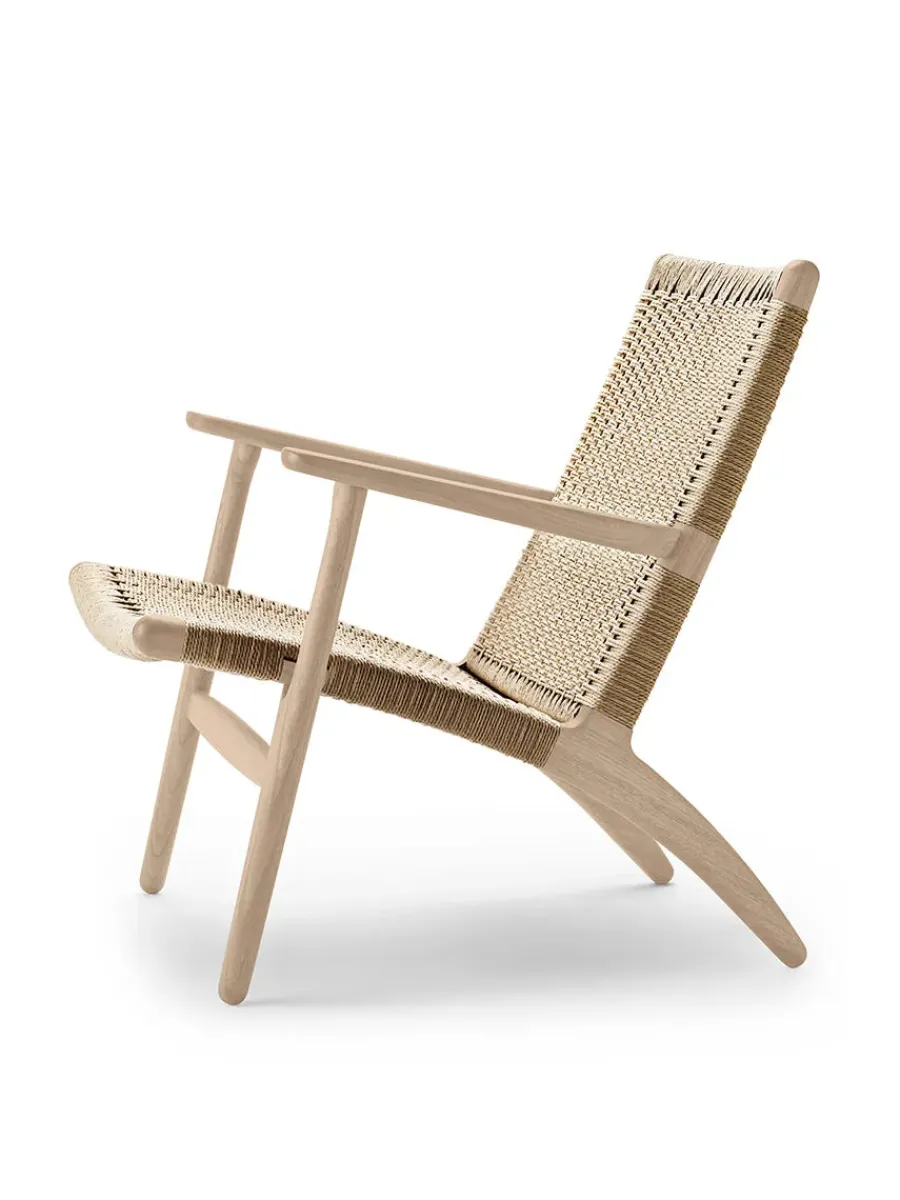 Carl Hansen & Søn CH25 Loungestol, eg olie af Hans J. Wegner Online