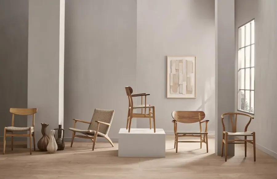 Carl Hansen & Søn CH25 Loungestol, eg olie af Hans J. Wegner Online