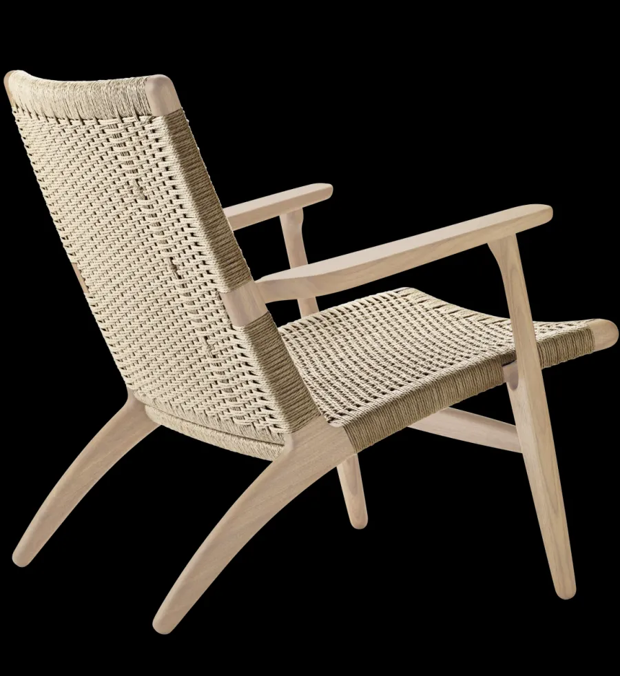 Carl Hansen & Søn CH25 Loungestol, eg olie af Hans J. Wegner Online