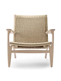 Carl Hansen & Søn CH25 Loungestol, eg olie af Hans J. Wegner Online