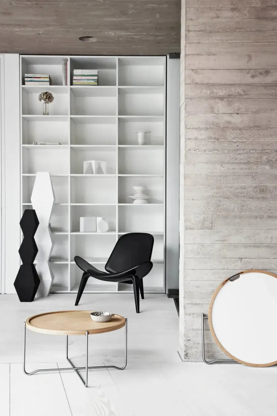 Carl Hansen & Søn CH07 Skalstol, eg olie/Loke 7748 af Hans J. Wegner Clearance